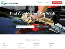 Tablet Screenshot of getcarclean.com